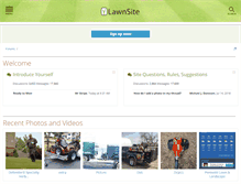 Tablet Screenshot of lawnsite.com